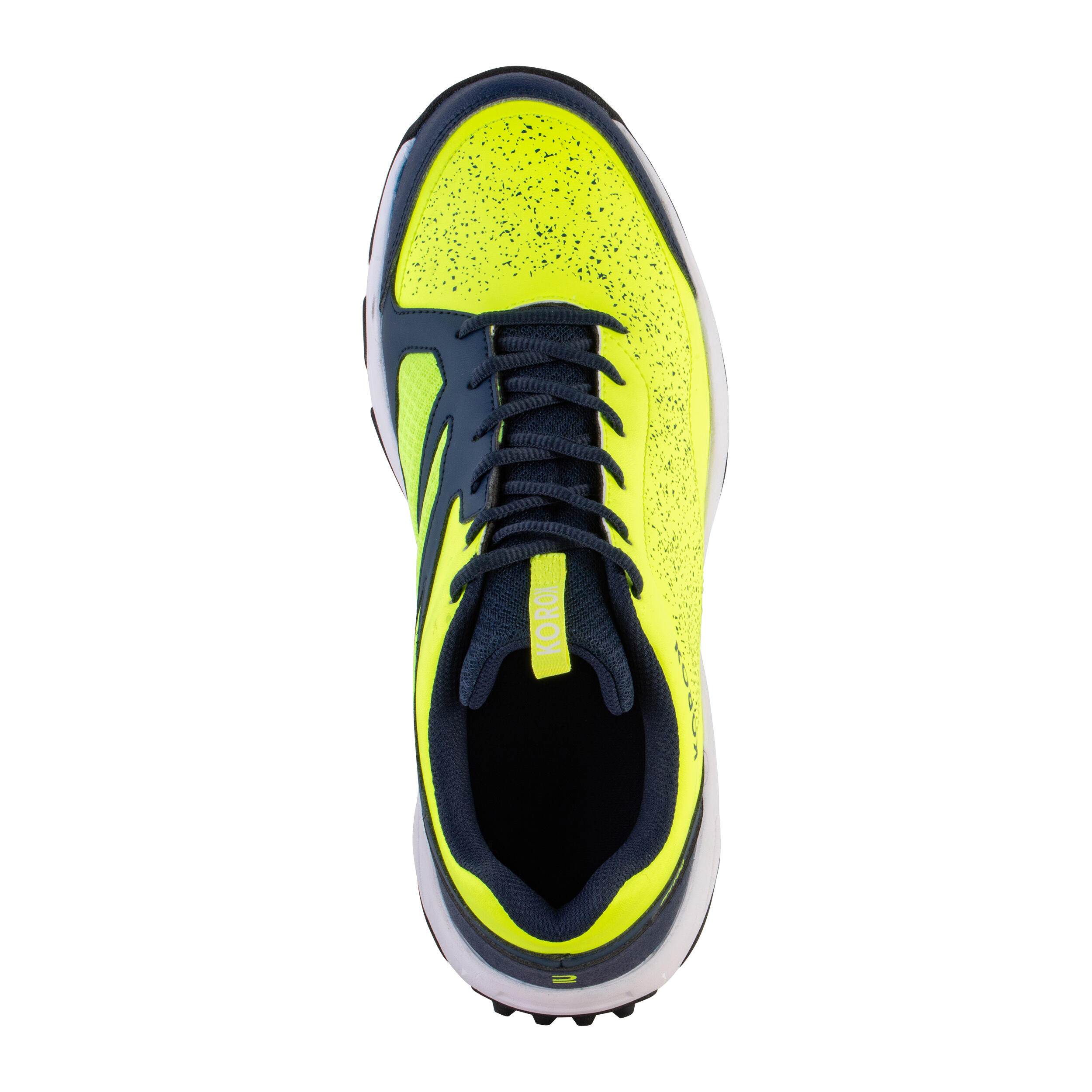 Adult Low Intensity Field Hockey Shoes FH100 - Yellow/Blue 3/7