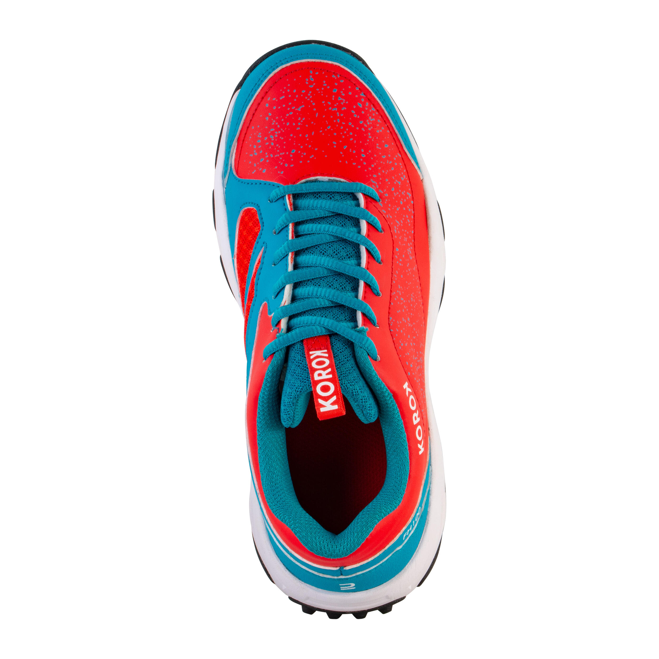 Kids Hockey Shoes FH100 - Red and Blue