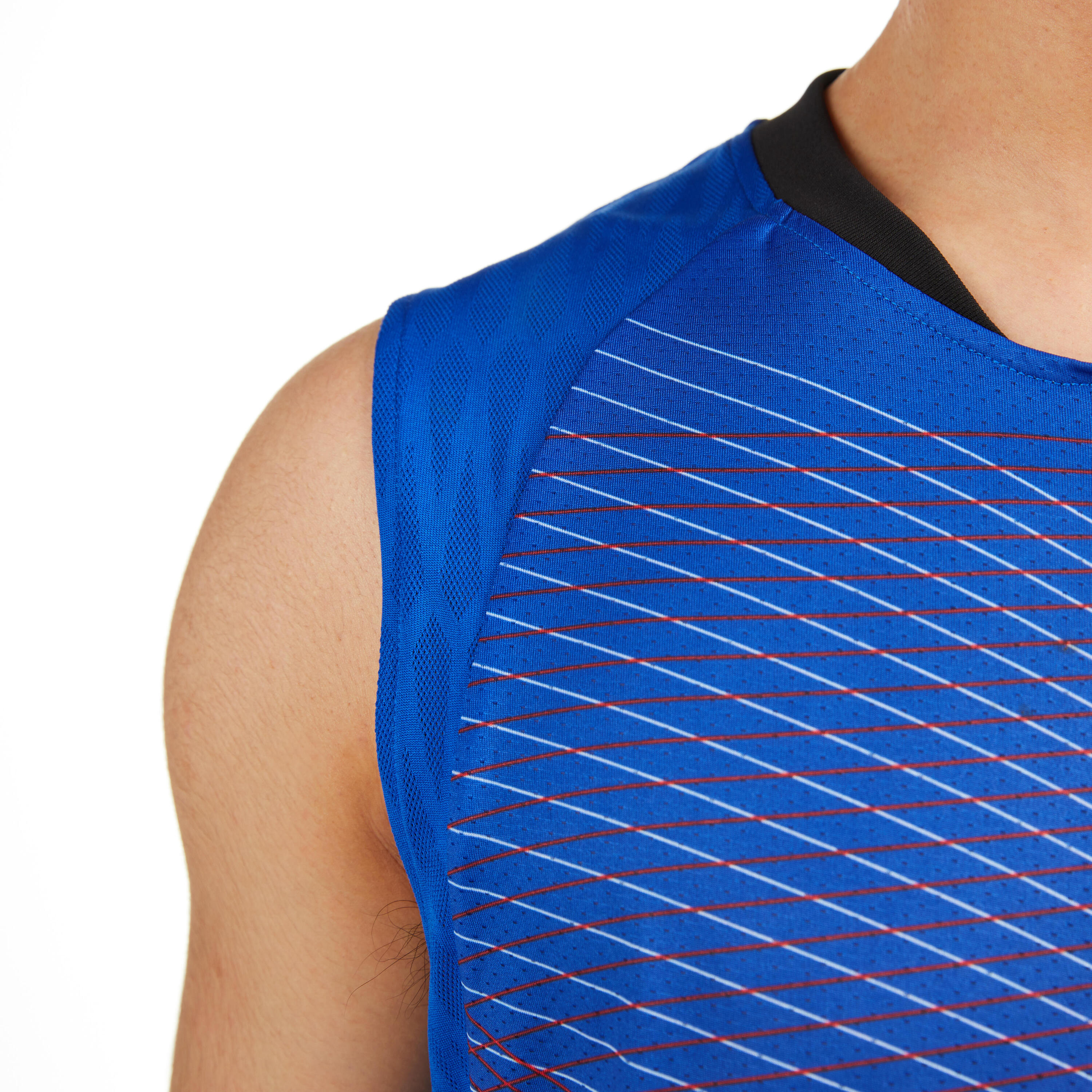 T-Shirt 990 M BLUE RED 7/16