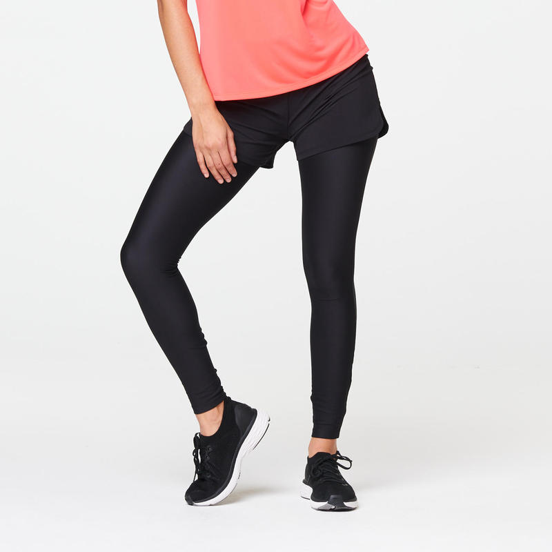 Two-in-one Shorts with Designer tights – Qiddo Sports