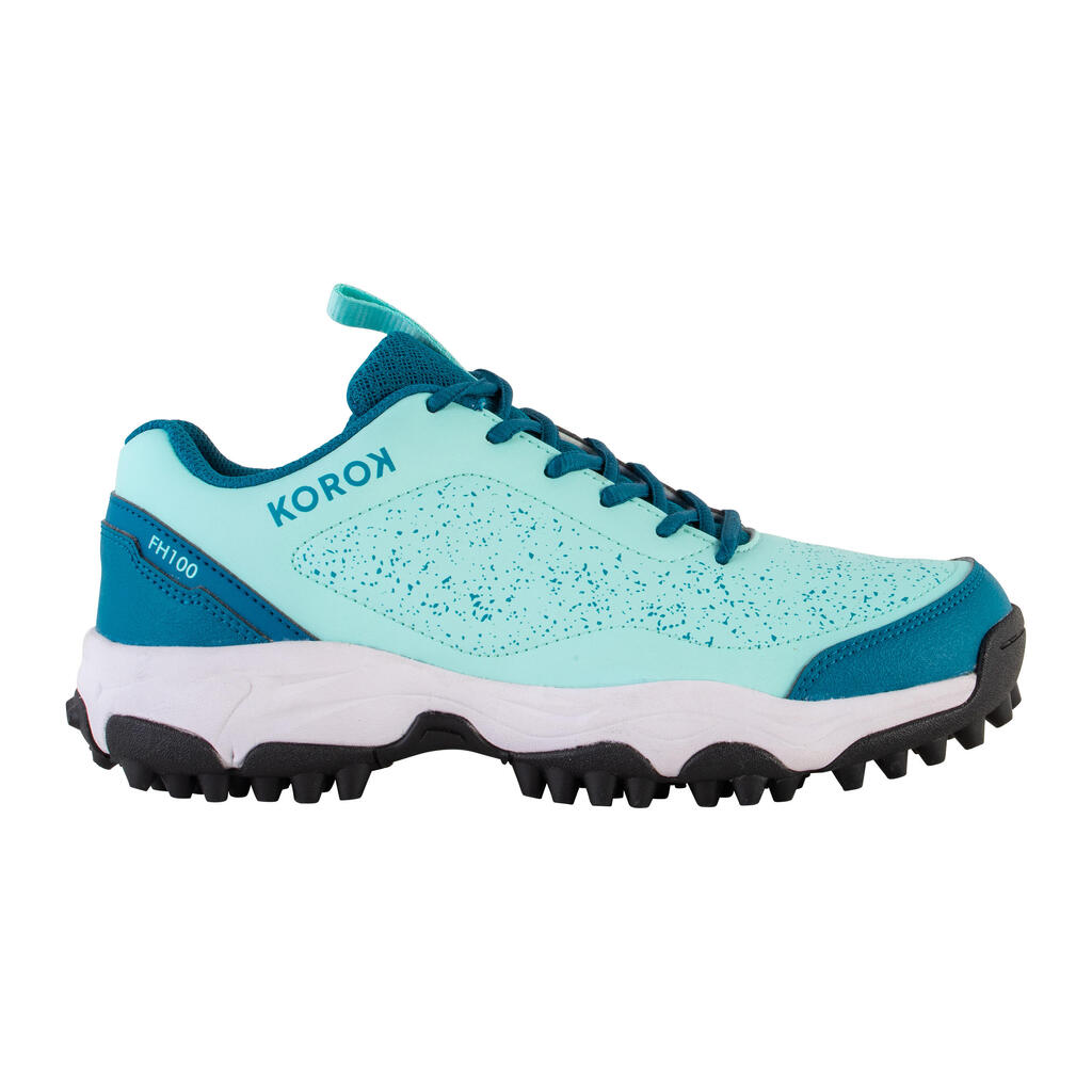 Adult Low Intensity Field Hockey Shoes FH100 - Turquoise/Blue