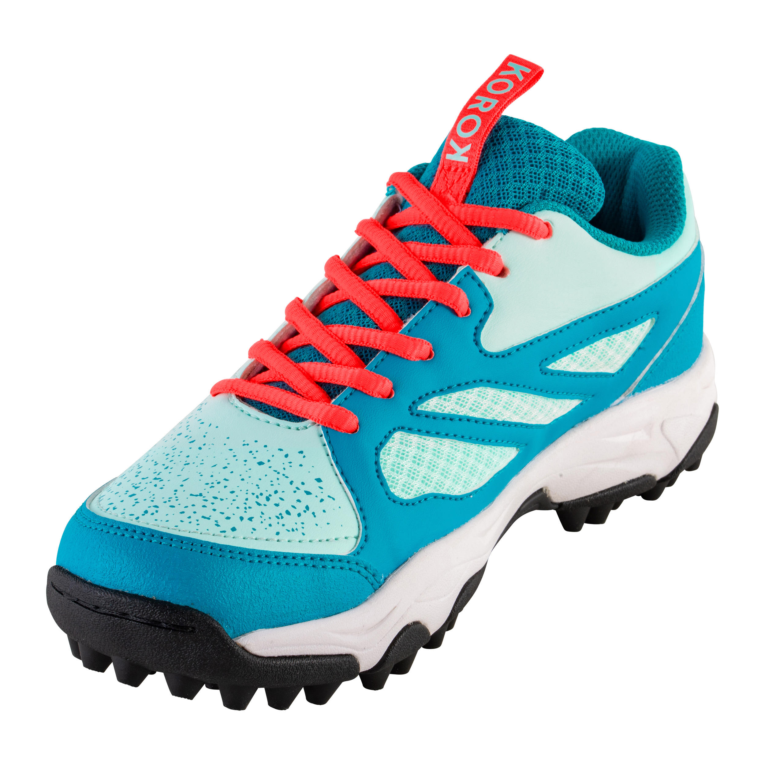 Kids' Low to Mid Intensity Field Hockey Shoes FH100 - Turquoise/Blue 7/7