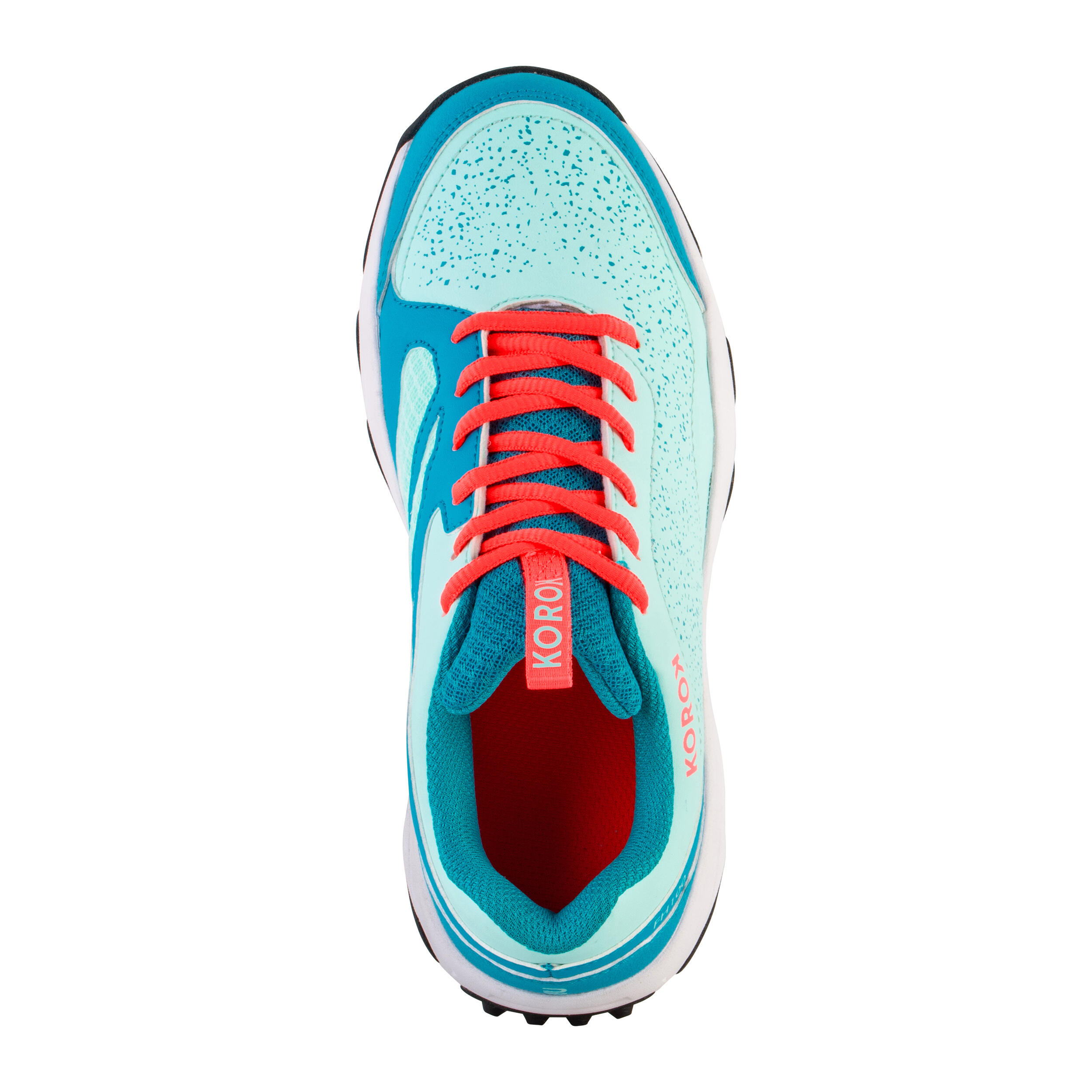 Kids' Low to Mid Intensity Field Hockey Shoes FH100 - Turquoise/Blue 3/7