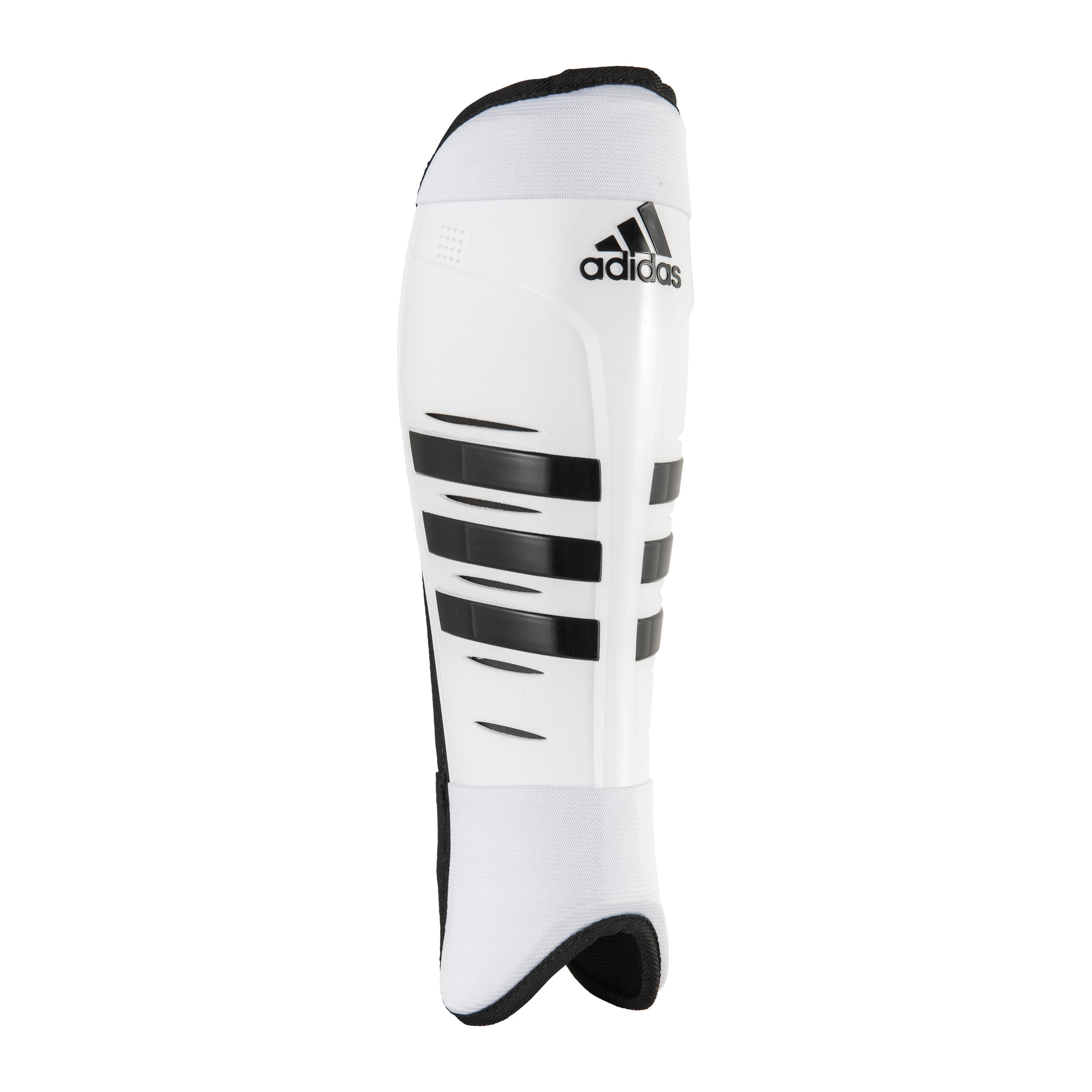 Adult High Intensity Field Hockey Shin Guard - White/Black 6/7