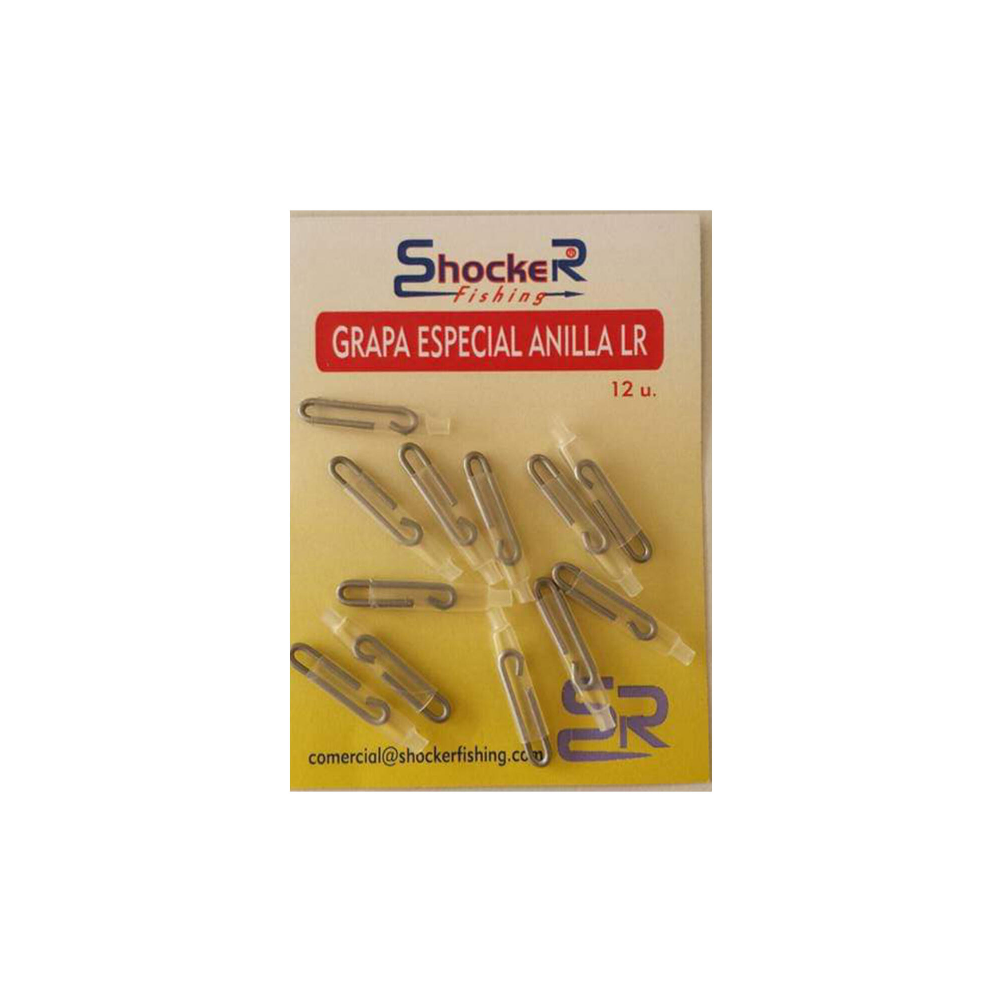 Grapas transparentes surfcasting 12 uds 1/1