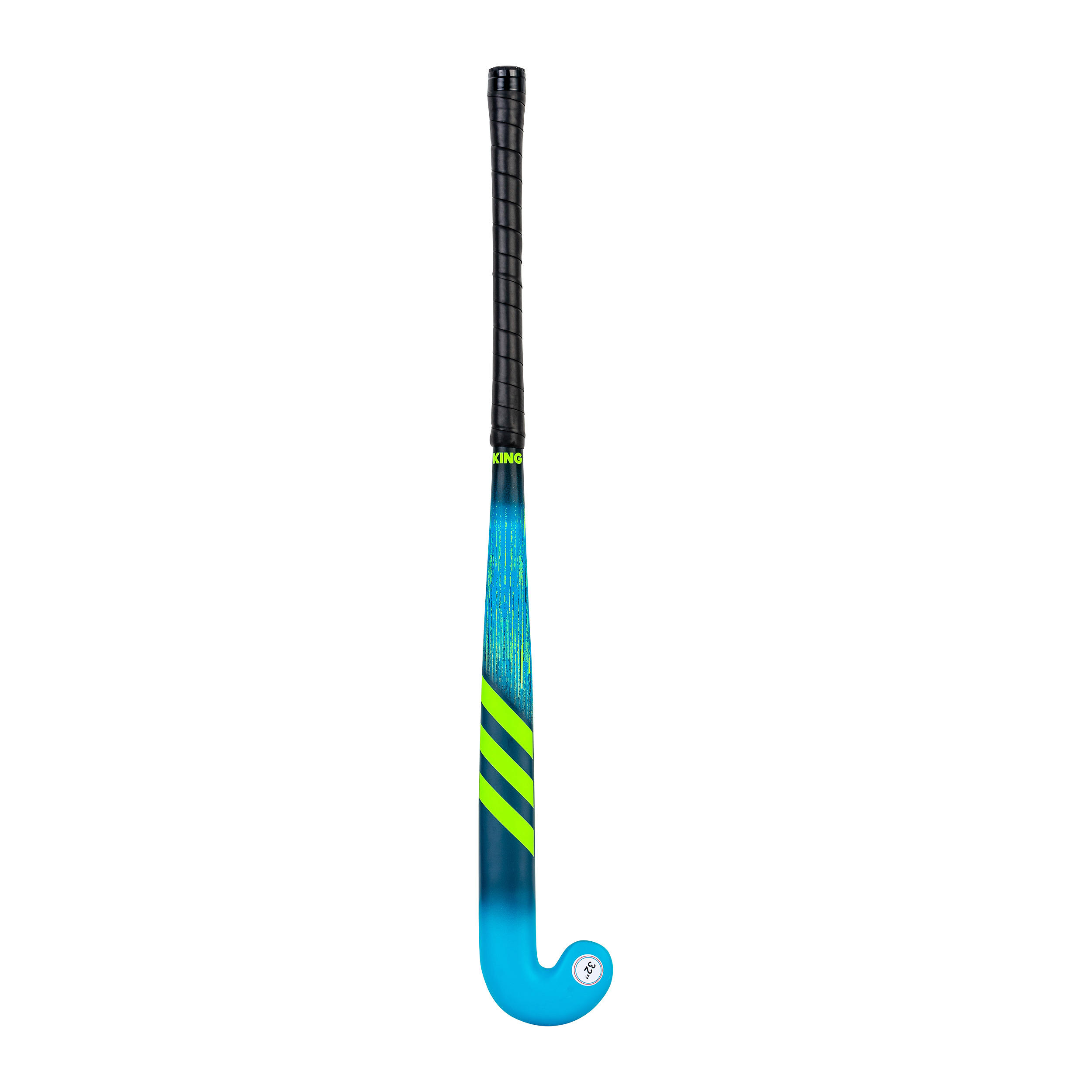 Kids' Wood Field Hockey Stick K17 King - Blue/Green 7/12