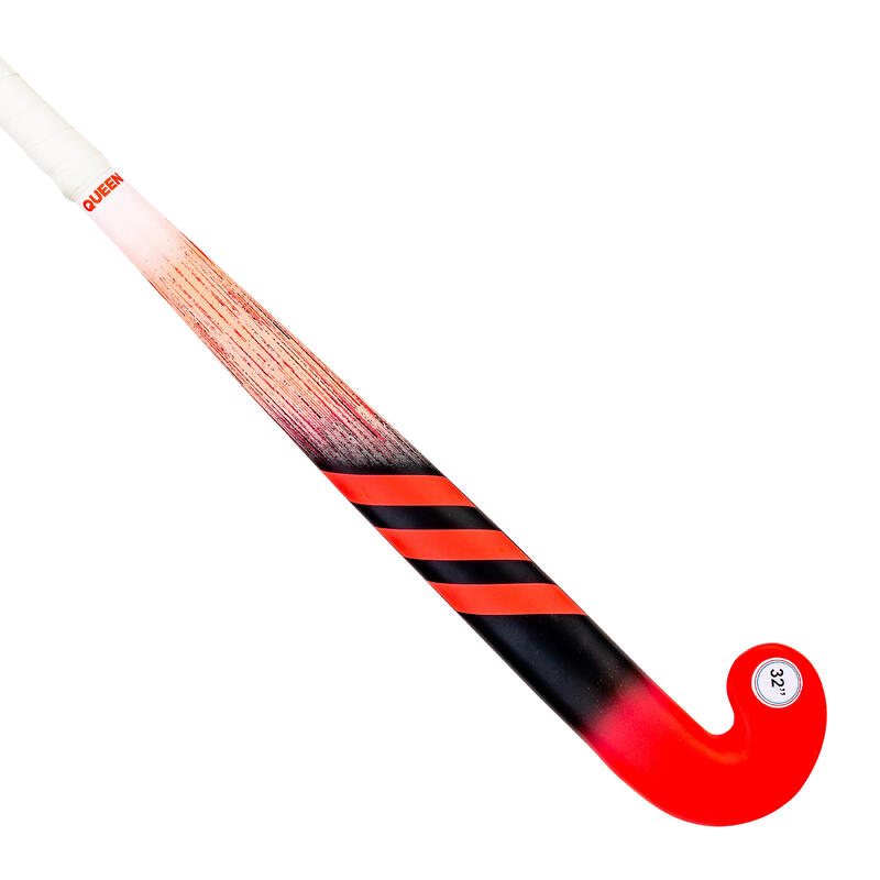 Stick de hockey sur gazon enfant bois K17 Queen rose noir