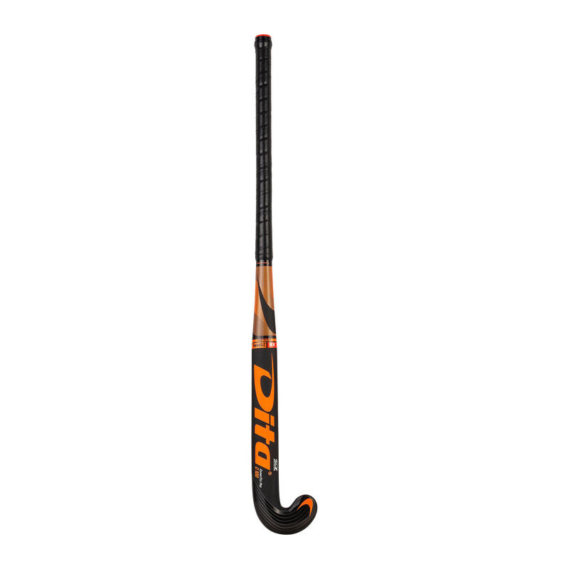Hockeystick voor expert volwassenen xlowbow 100% carbon CarboTec Pro zwart