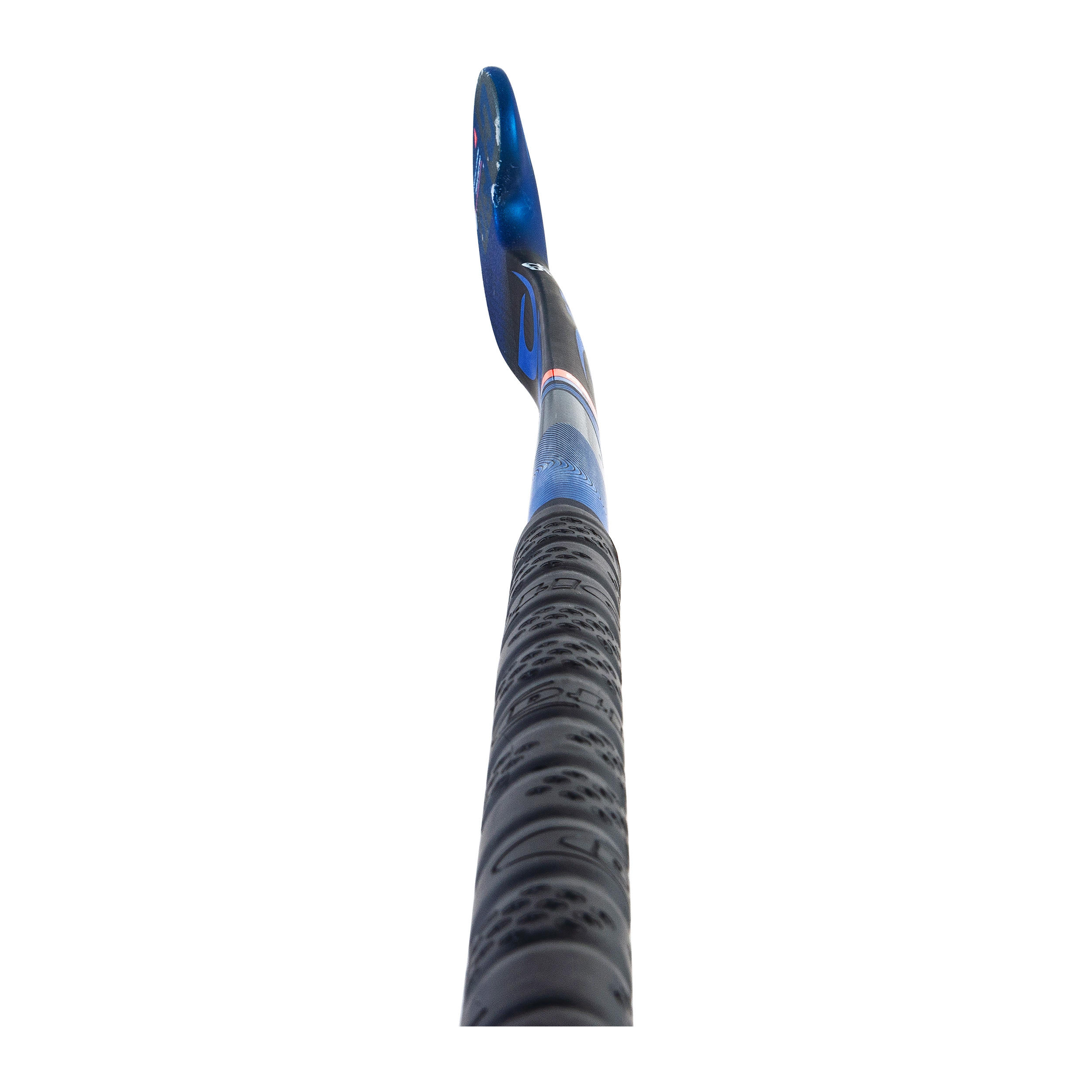 Kids' Field Hockey 30% Carbon Mid Bow Stick CompoTec C30 - Blue/Black 8/12