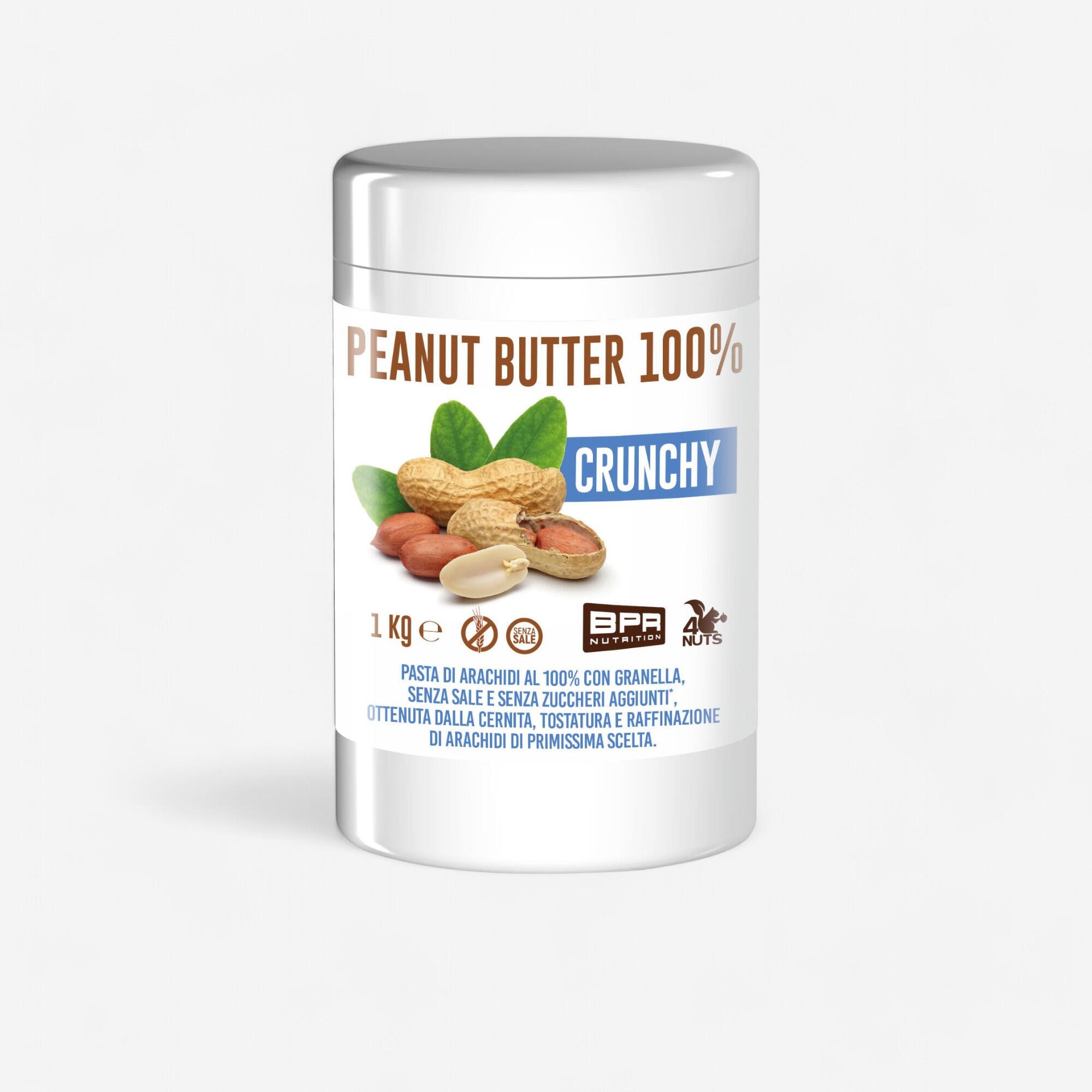 Decathlon | PEANUT BUTTER CRUNCHY BPR SENZA SALE E SENZA ZUCCHERI AGGIUNTI 1 KG |  Bpr Nutrition