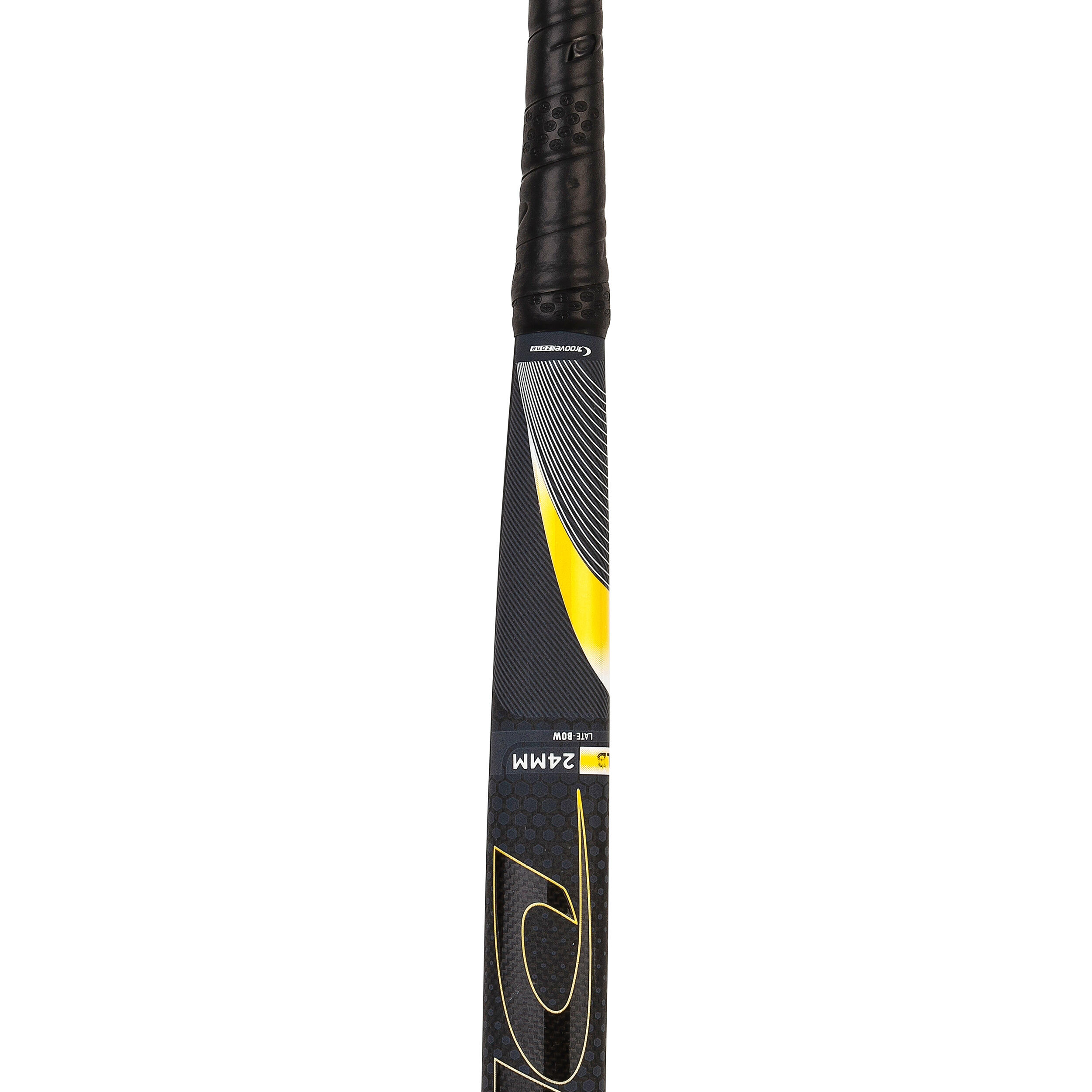 Adult Intermediate 45% Carbon Low Bow Field Hockey Stick FiberTec - Black/Gold 12/12