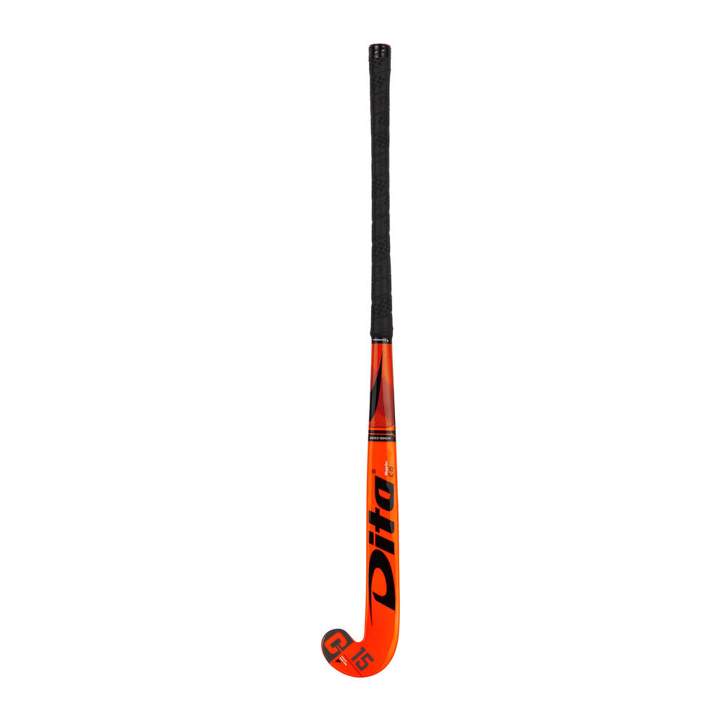 Kids' Wood Field Hockey Stick Megatec C15 - White