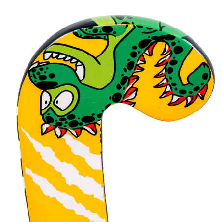 Kids' Wood Field Hockey Stick FH100 - Dino