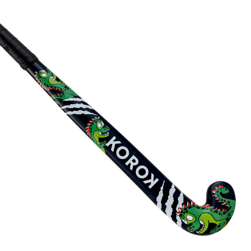 Kids' Wood Field Hockey Stick FH100 Narwhal KOROK Decathlon