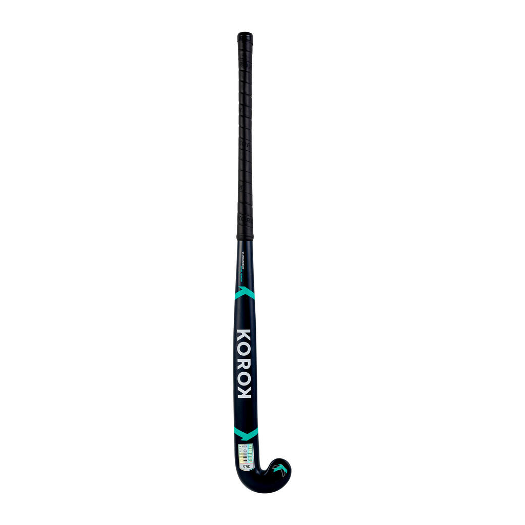 Adult Occasional Wood/Fibreglass Field Hockey Stick FH100 - Turquoise Blue