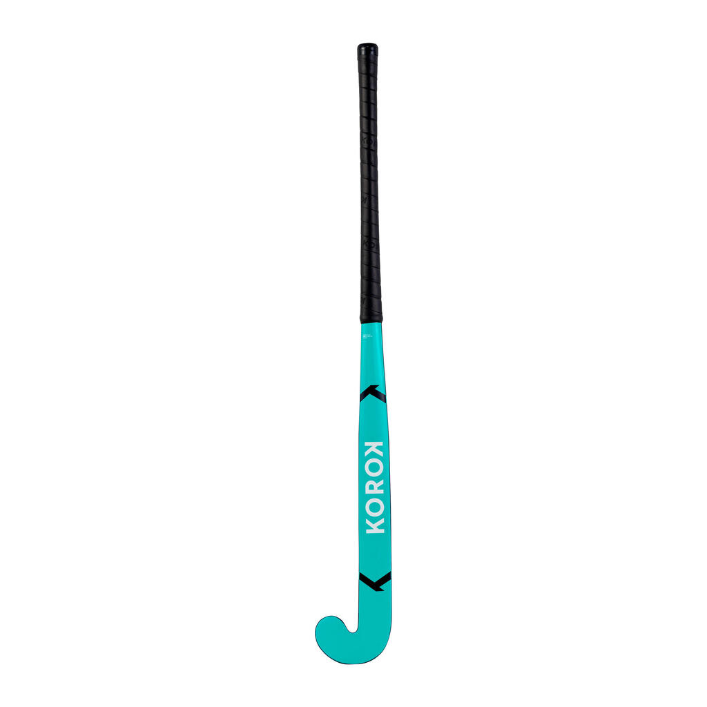 Adult Occasional Wood/Fibreglass Field Hockey Stick FH100 - Turquoise Blue