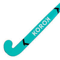 Adult Occasional Wood/Fibreglass Field Hockey Stick FH100 - Turquoise Blue