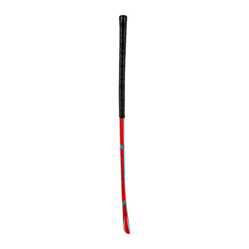 Stick de hockey enfant débutant occasionnel bois FH150 rouge