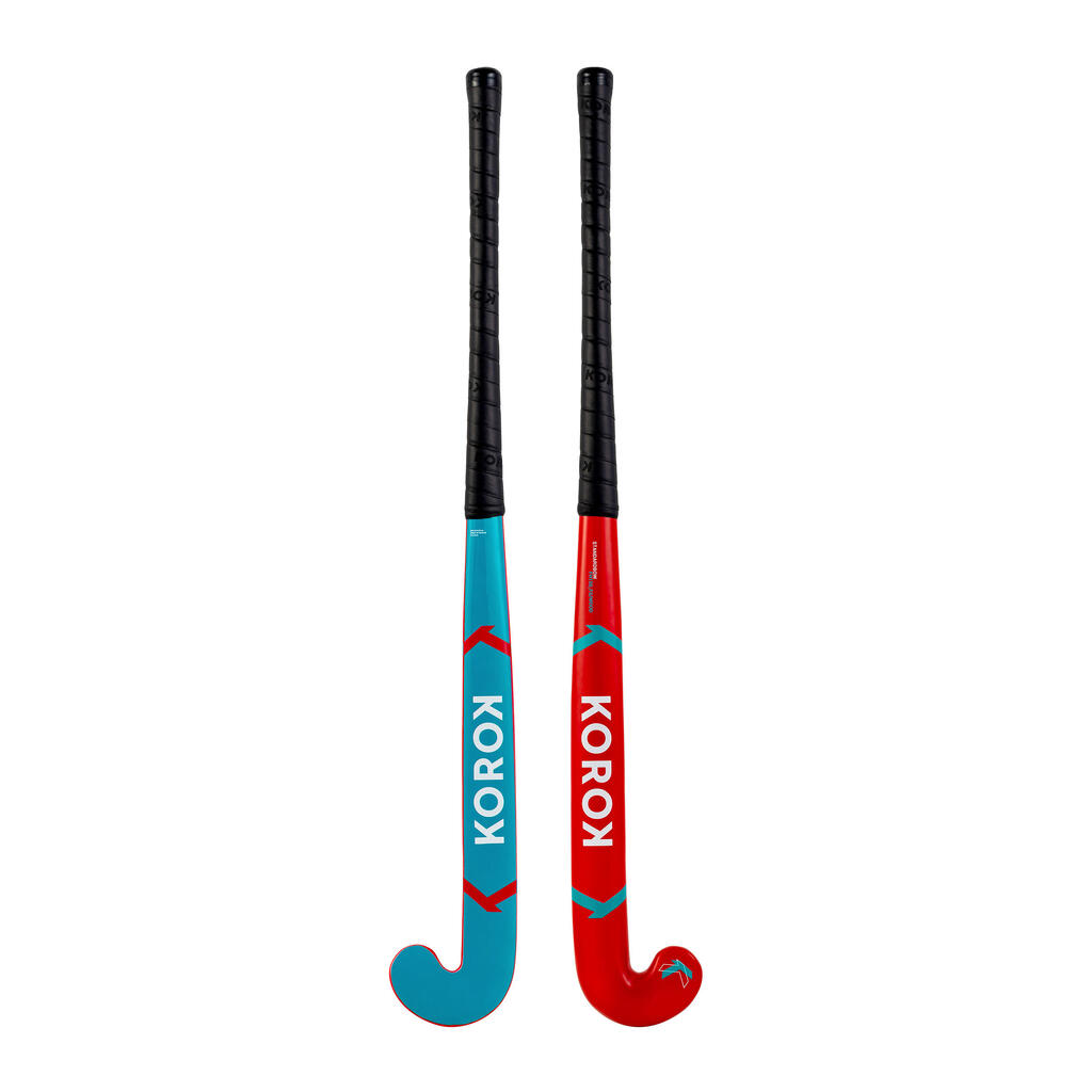 Feldhockeyschläger FH100 Standard Bow blau