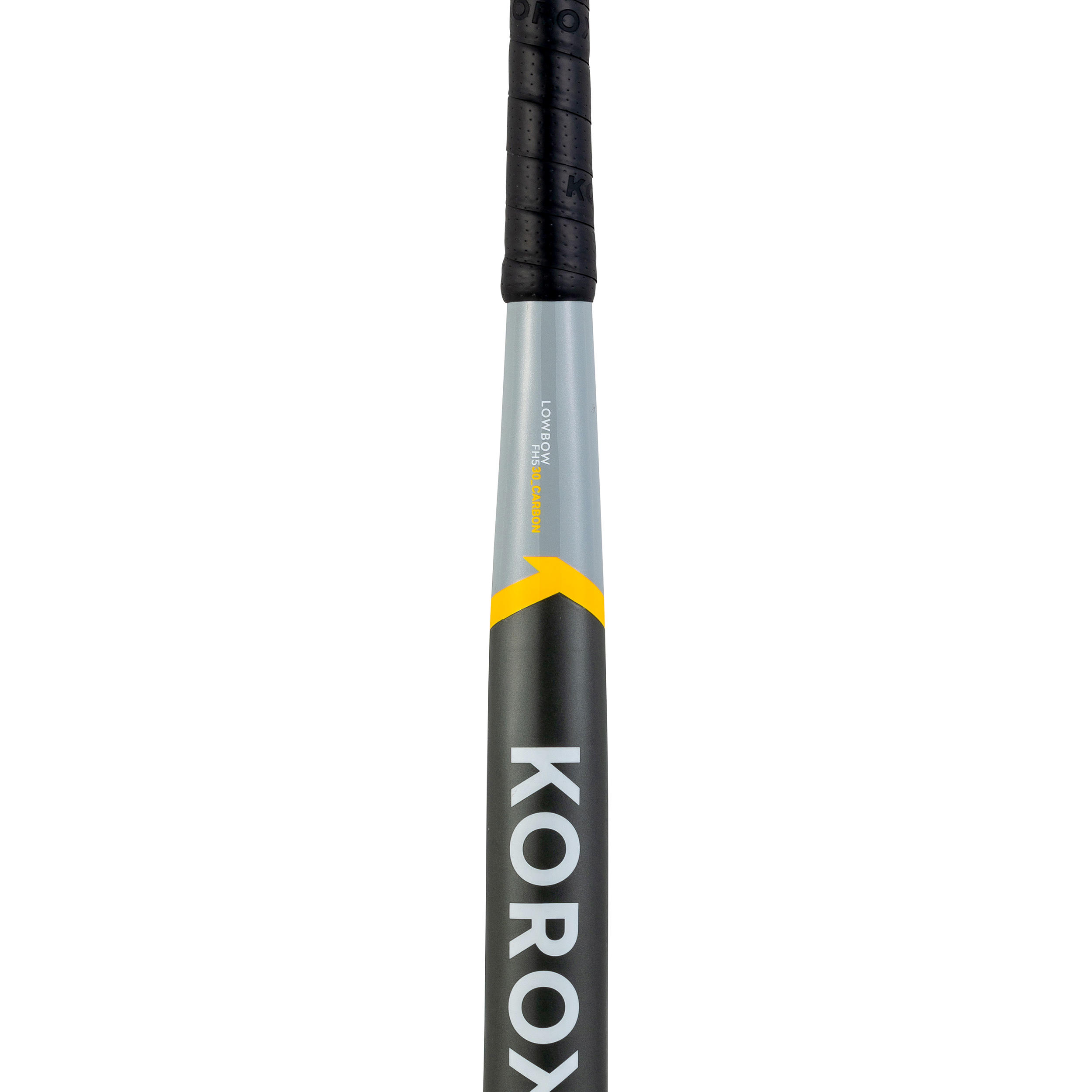 Adult Intermediate 30% Carbon Low Bow Field Hockey Stick FH530 - Grey/Yellow 12/12