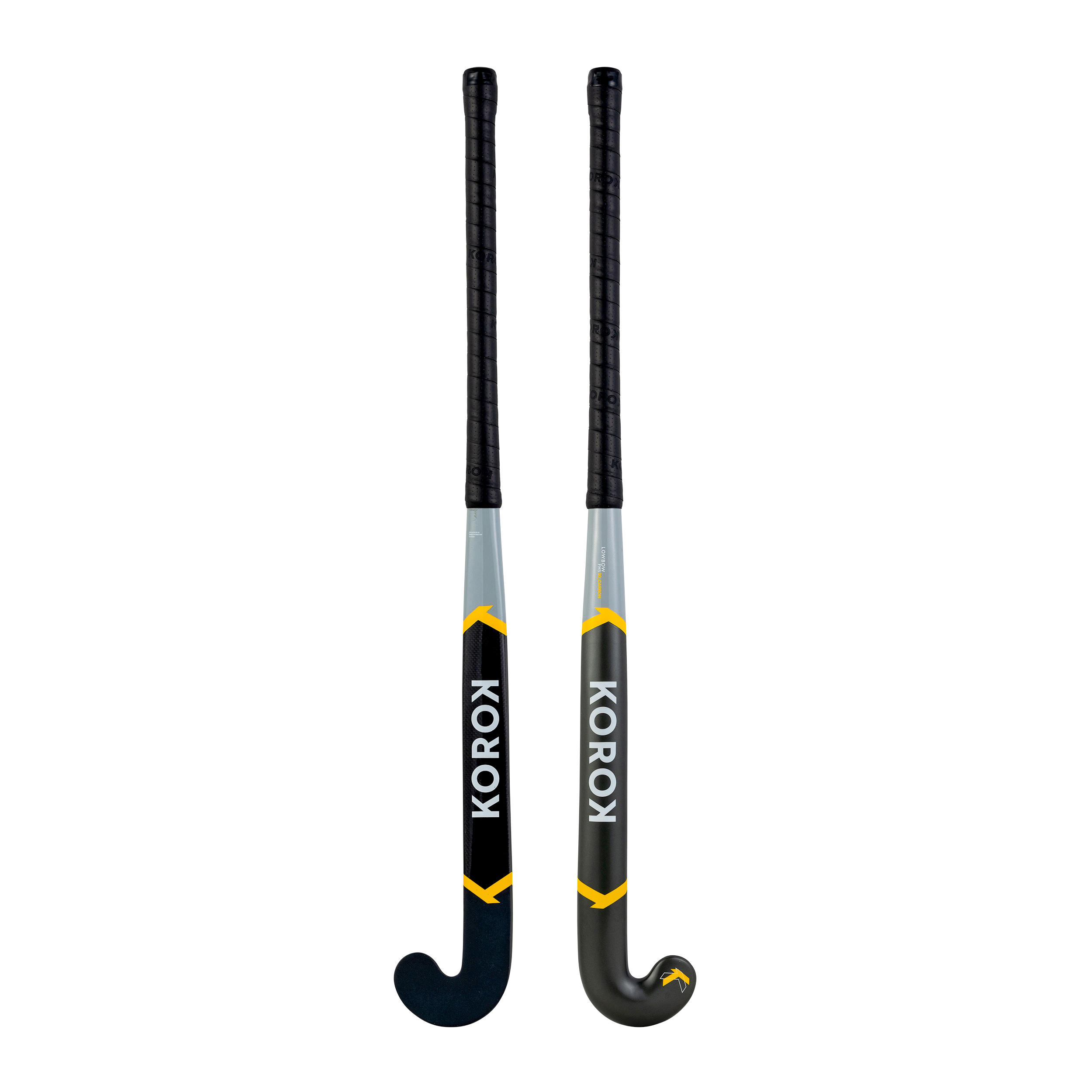 Adult 30% Carbon Low Bow Field Hockey Stick FH530  Grey/Yellow