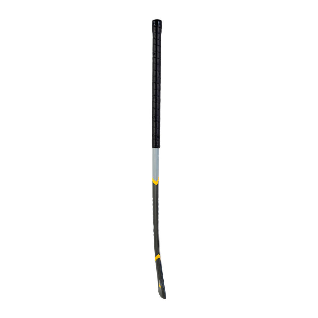 Stick de hockey en hierba 30% en fibra de carbono para adulto Korok FH530 negro