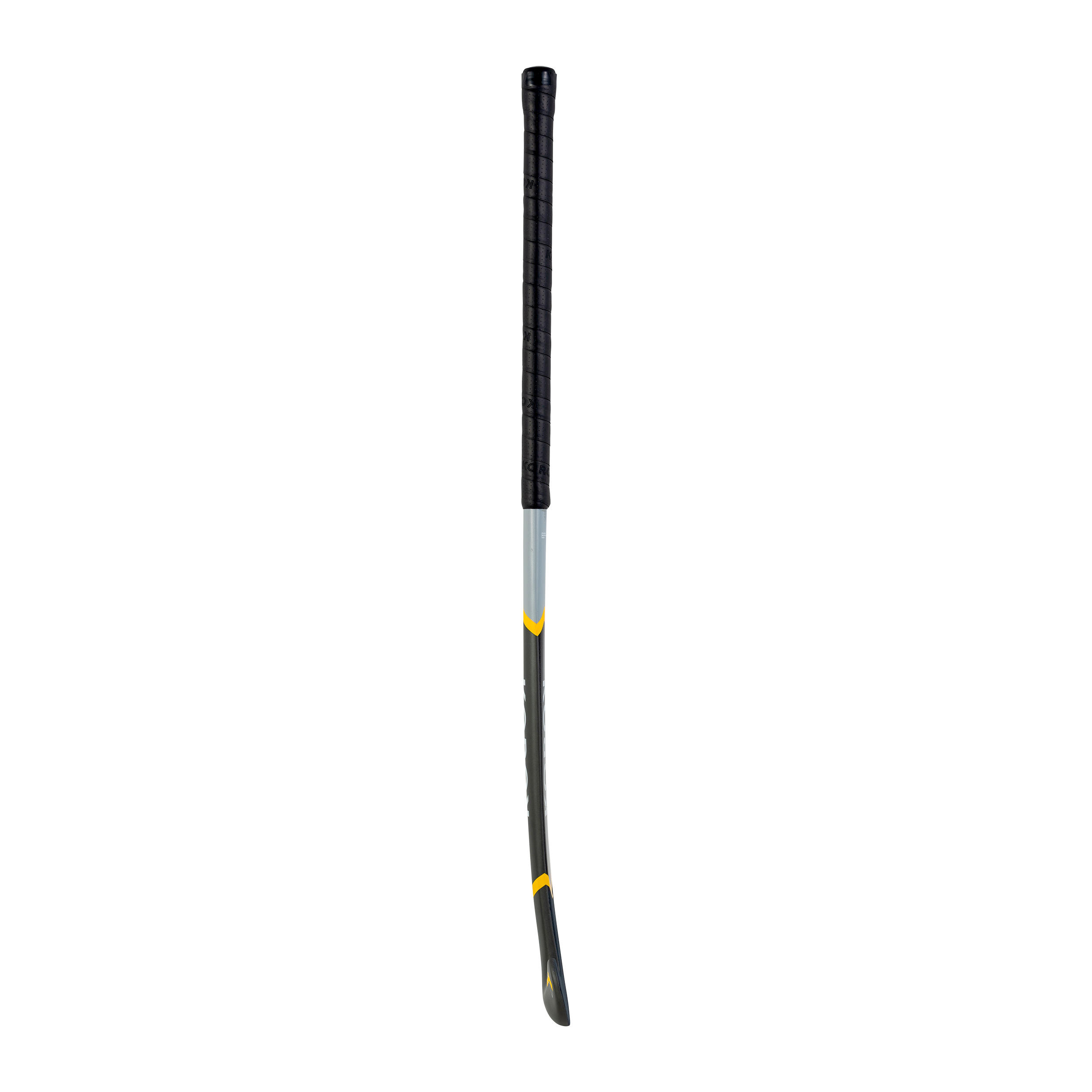 Adult Intermediate 30% Carbon Low Bow Field Hockey Stick FH530 - Grey/Yellow 9/12