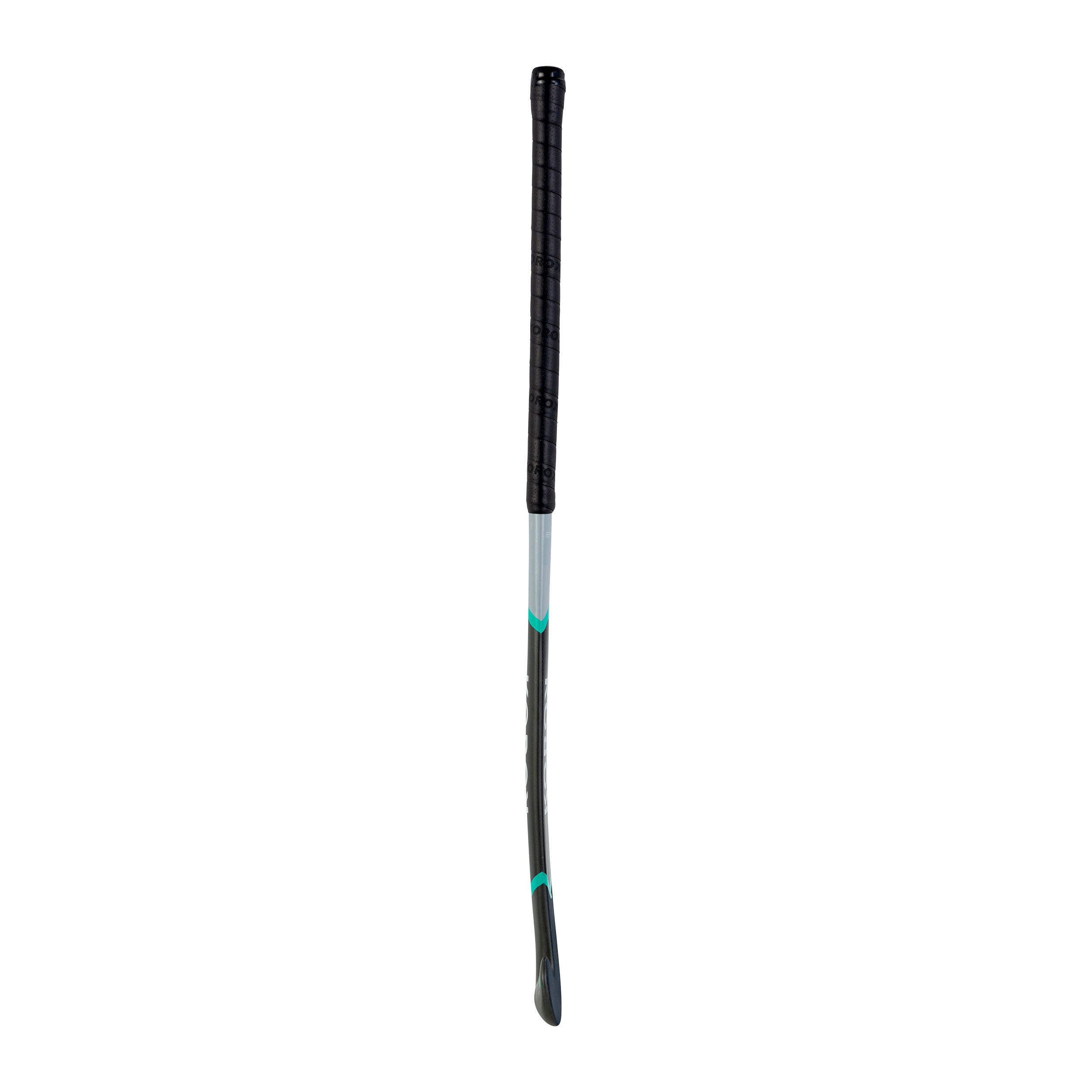Adult Intermediate 30% Carbon Mid Bow Field Hockey Stick FH530 - Grey/Turquoise 9/12