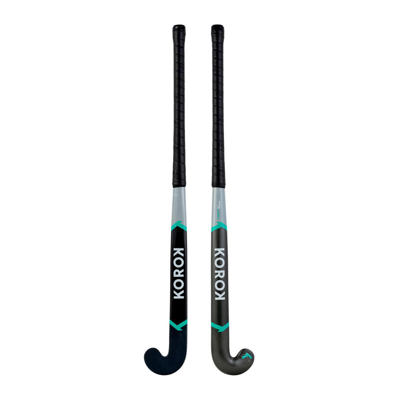 Bastone hockey su prato adulto FH530 midbow grigio-turchese