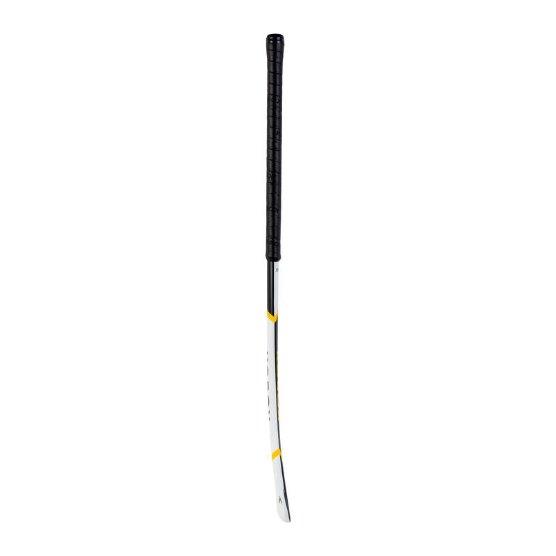 Bastone hockey su prato adulto FH560 lowbow bianco-giallo