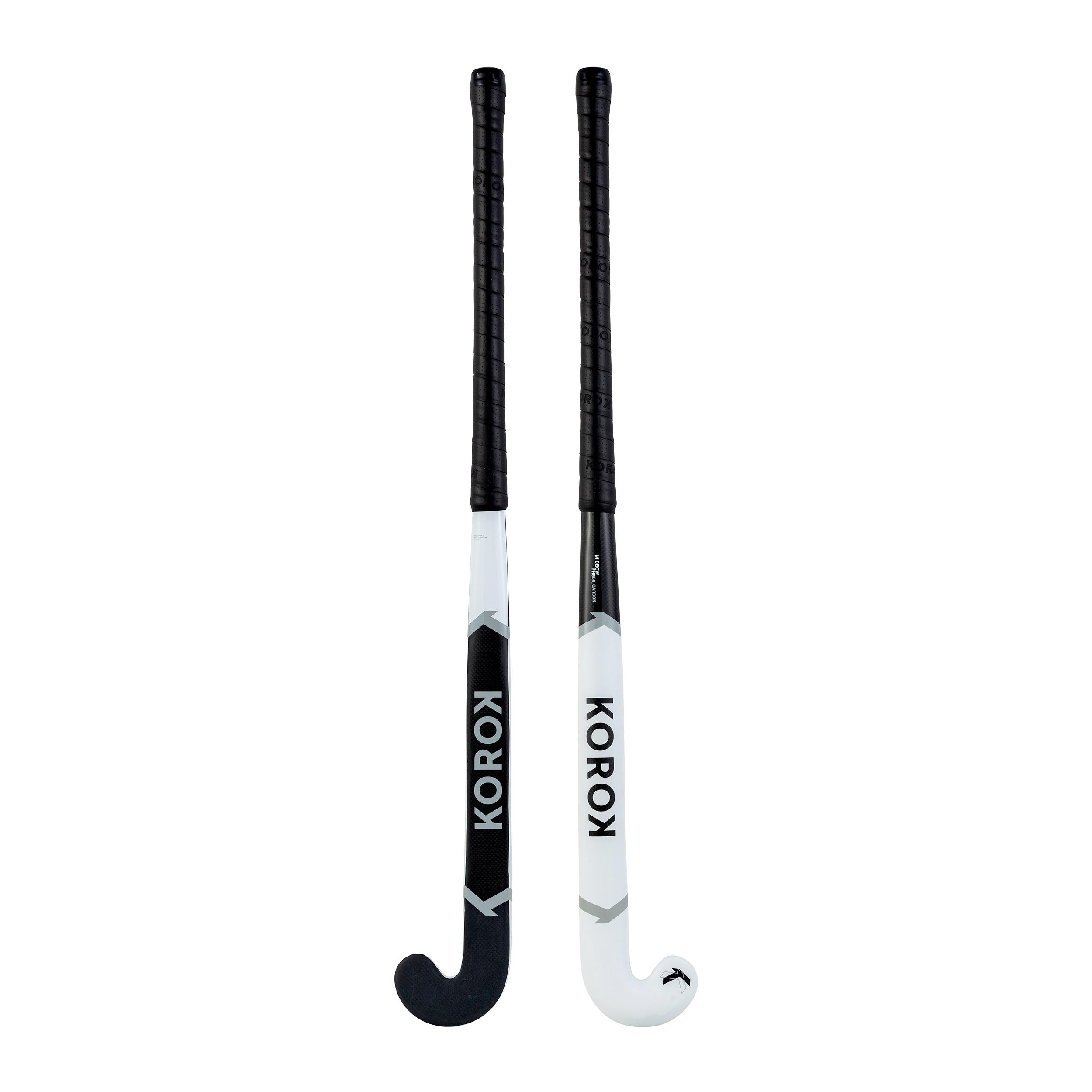 Adult Intermediate 60% Carbon Mid Bow Field Hockey Stick FH560 - White/Grey 6/12