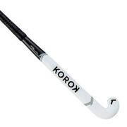Adult Intermediate 60% Carbon Mid Bow Field Hockey Stick FH560 - White/Grey