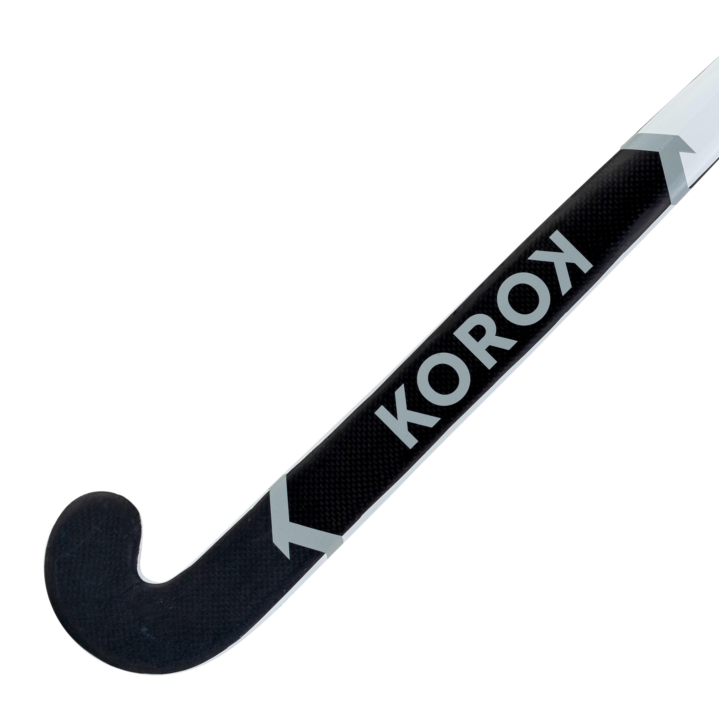 Adult Intermediate 60% Carbon Mid Bow Field Hockey Stick FH560 - White/Grey