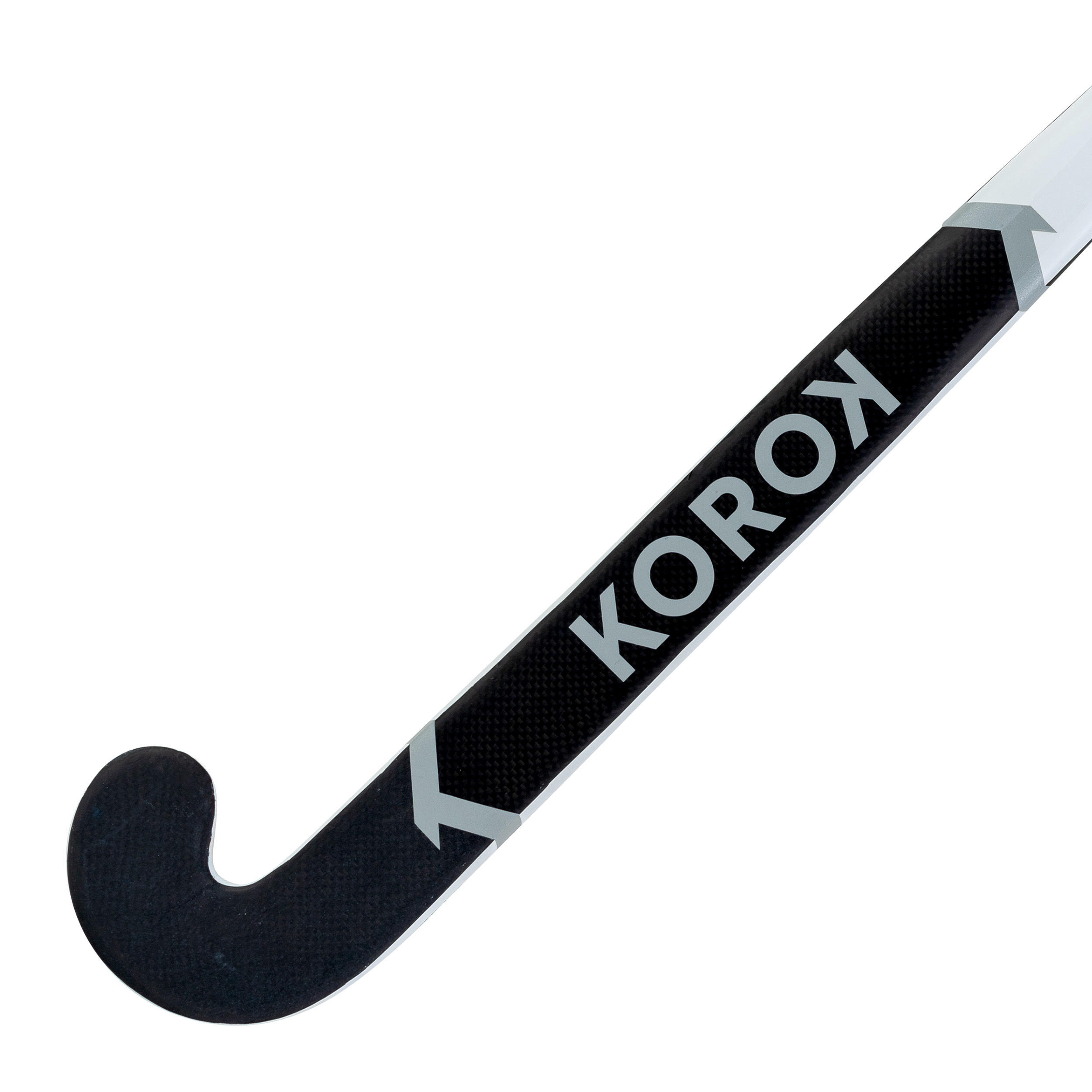 Adult Intermediate 60% Carbon Mid Bow Field Hockey Stick FH560 - White/Grey 4/12