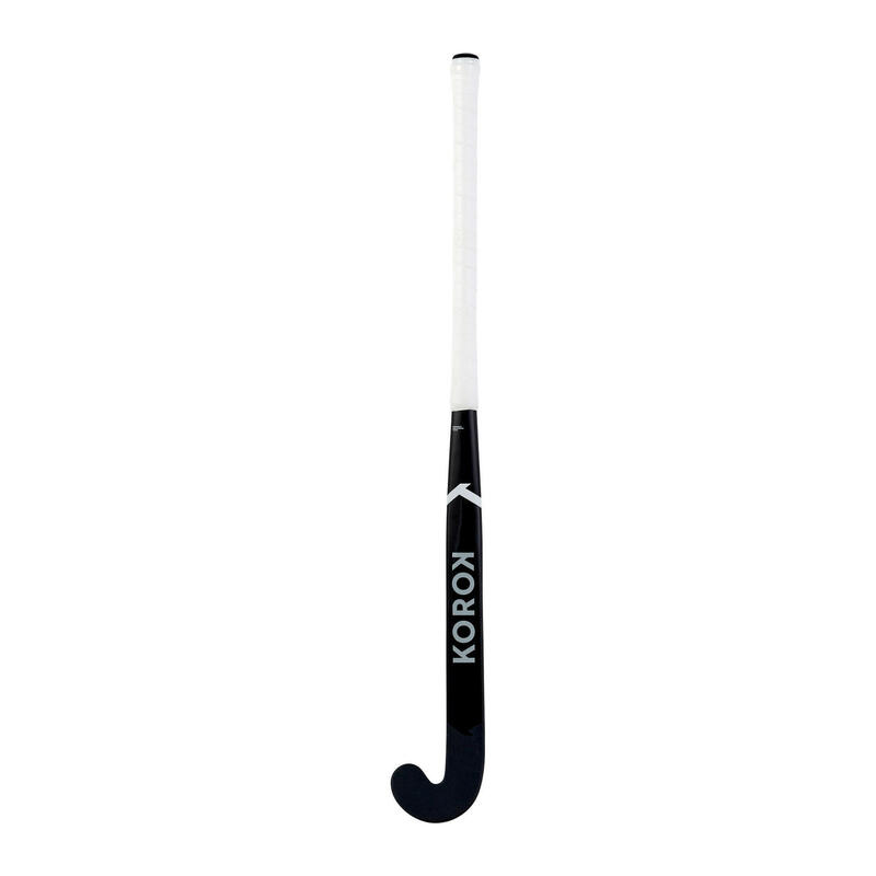 Stick de hockey sur gazon adulte expert Xlow bow 95% carbone FH995 noir gris