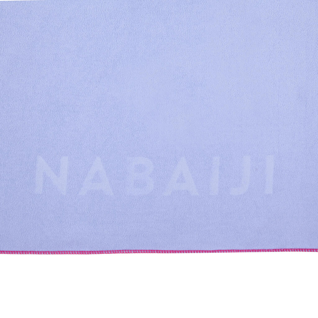 Serviette De Bain Microfibre Violet Clair Taille S 39 x 55 cm