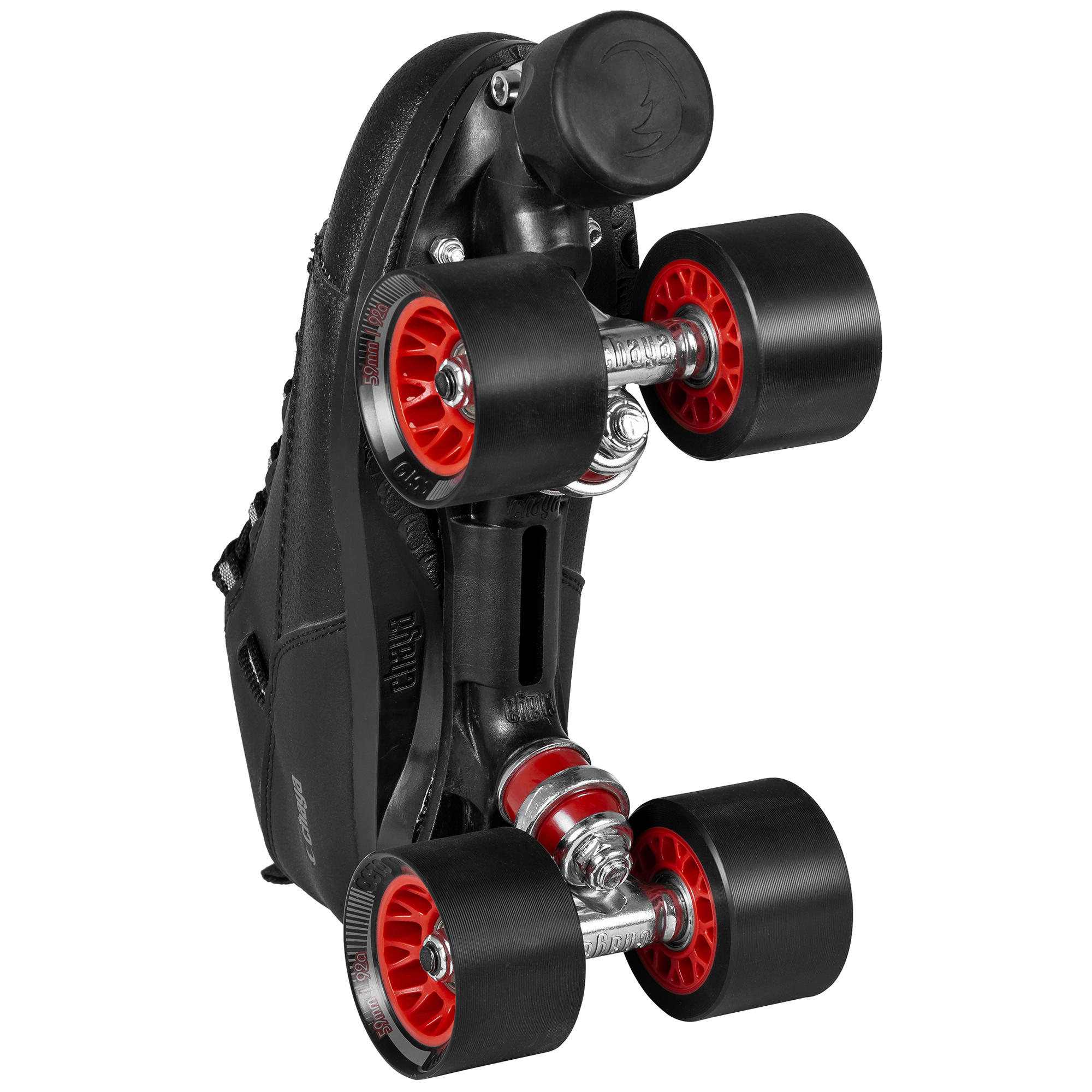 Patines 4 Ruedas Mujer y Hombre Roller Derby Chaya Ruby Negro 3/3
