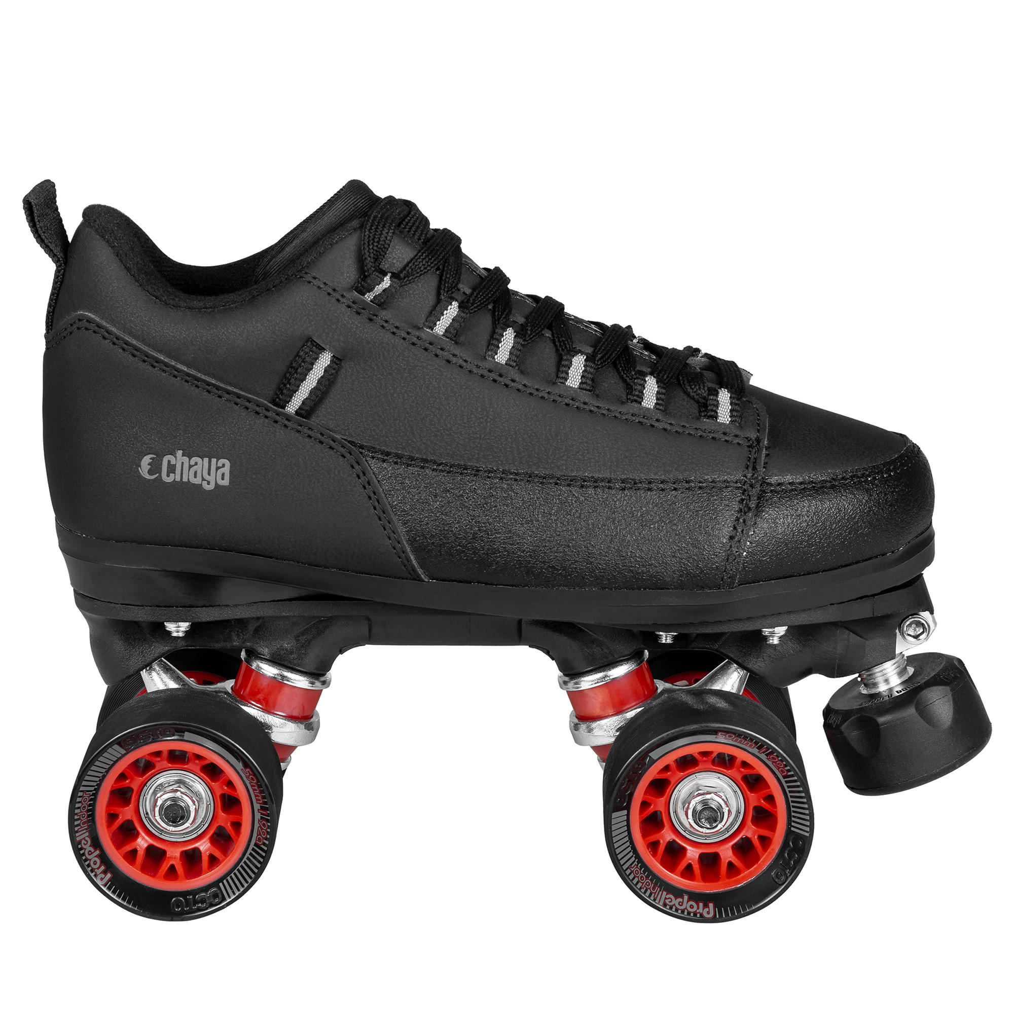 Patines 4 Ruedas Mujer y Hombre Roller Derby Chaya Ruby Negro 2/3