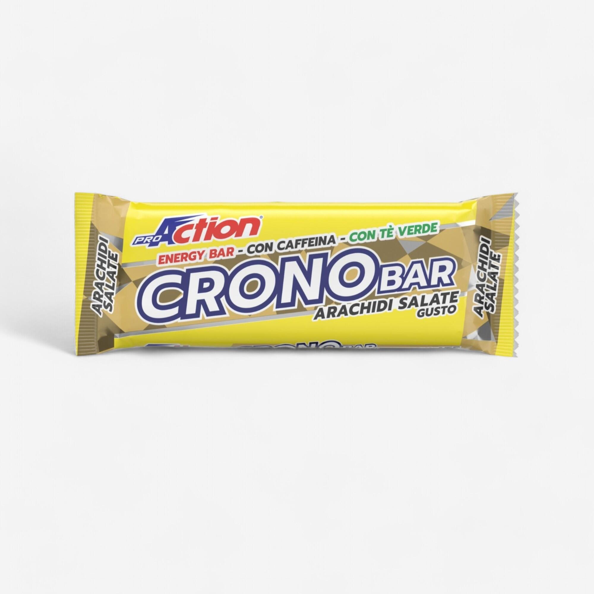 PROACTION Barretta energetica Cronobar Proaction caffeina te verde  arachidi salate 40g
