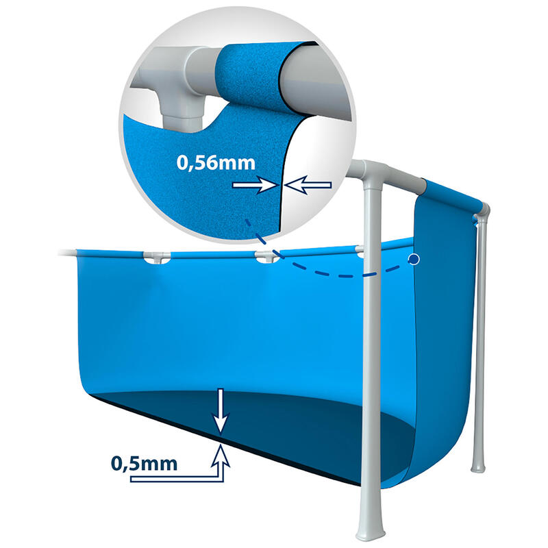 Piscina Desmontable Tubular MK INTEX Small Frame 7127 litros