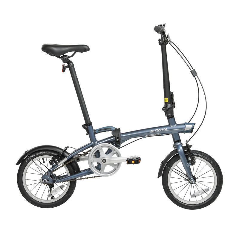 14" TILT 500 GREY FOLDING BIKE