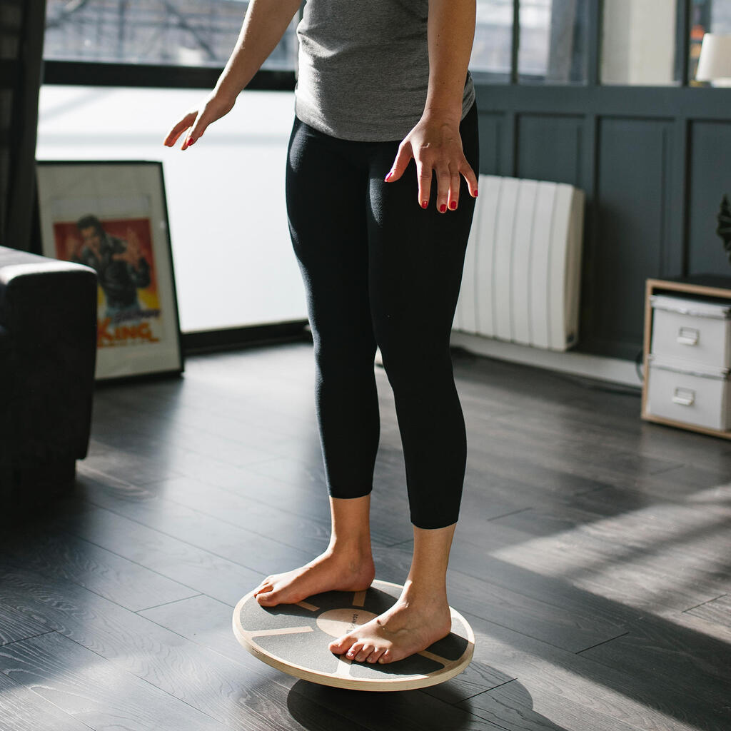 PLANCHE D'ÉQUILIBRE FITNESS - BOIS