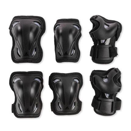 Zestaw ochraniaczy SKATE GEAR 3 PACK Black