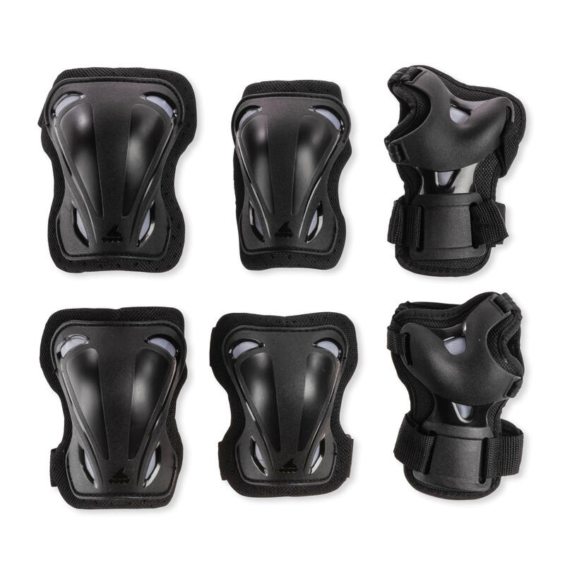Zestaw ochraniaczy SKATE GEAR 3 PACK Black