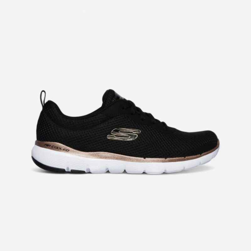 Skechers Women's Flex Appeal 3.0 Black - Decathlon