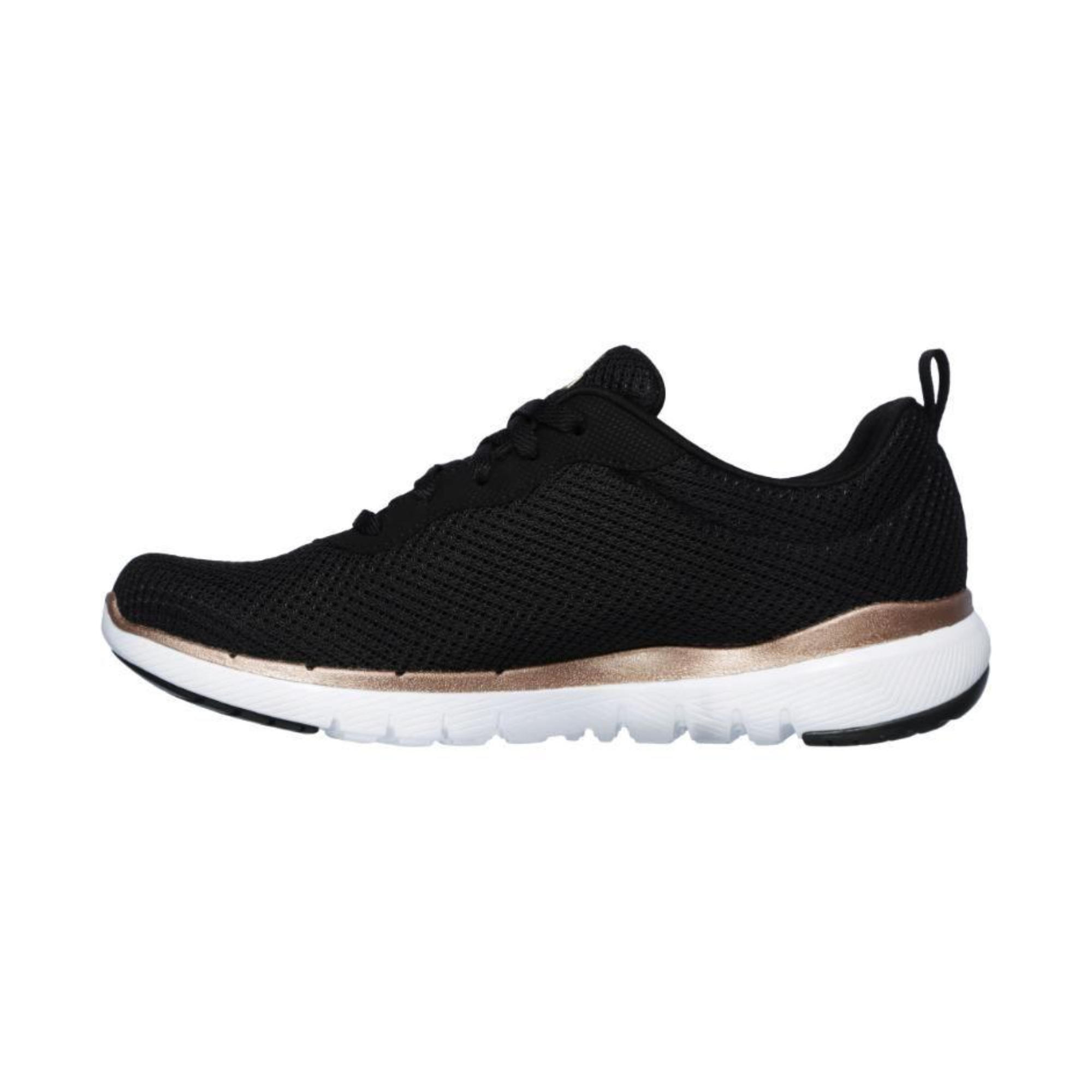 Skechers black deals flex appeal 3.0