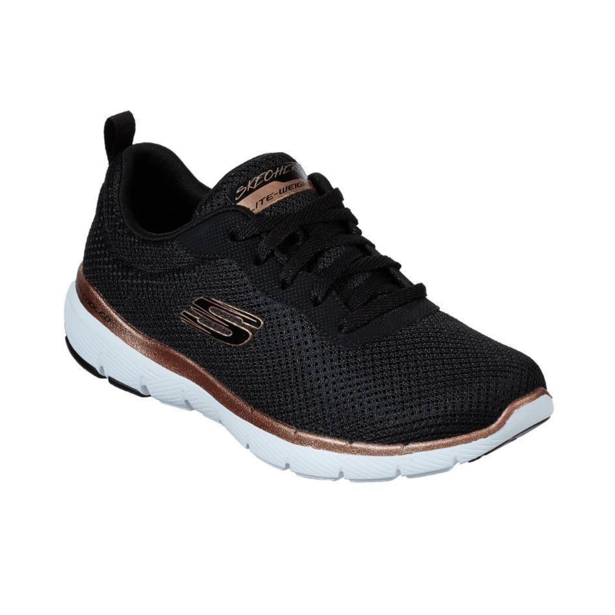 Baskets Skechers Flex Appeal 3.0 pour femme Noir SKECHERS