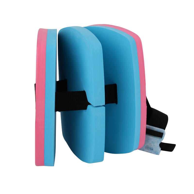 游泳腰帶搭配可拆式浮具（15-30 kg適用）粉紅色