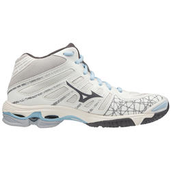 Scarpe pallavolo donna Mizuno Voltage mid grigio-azzurro