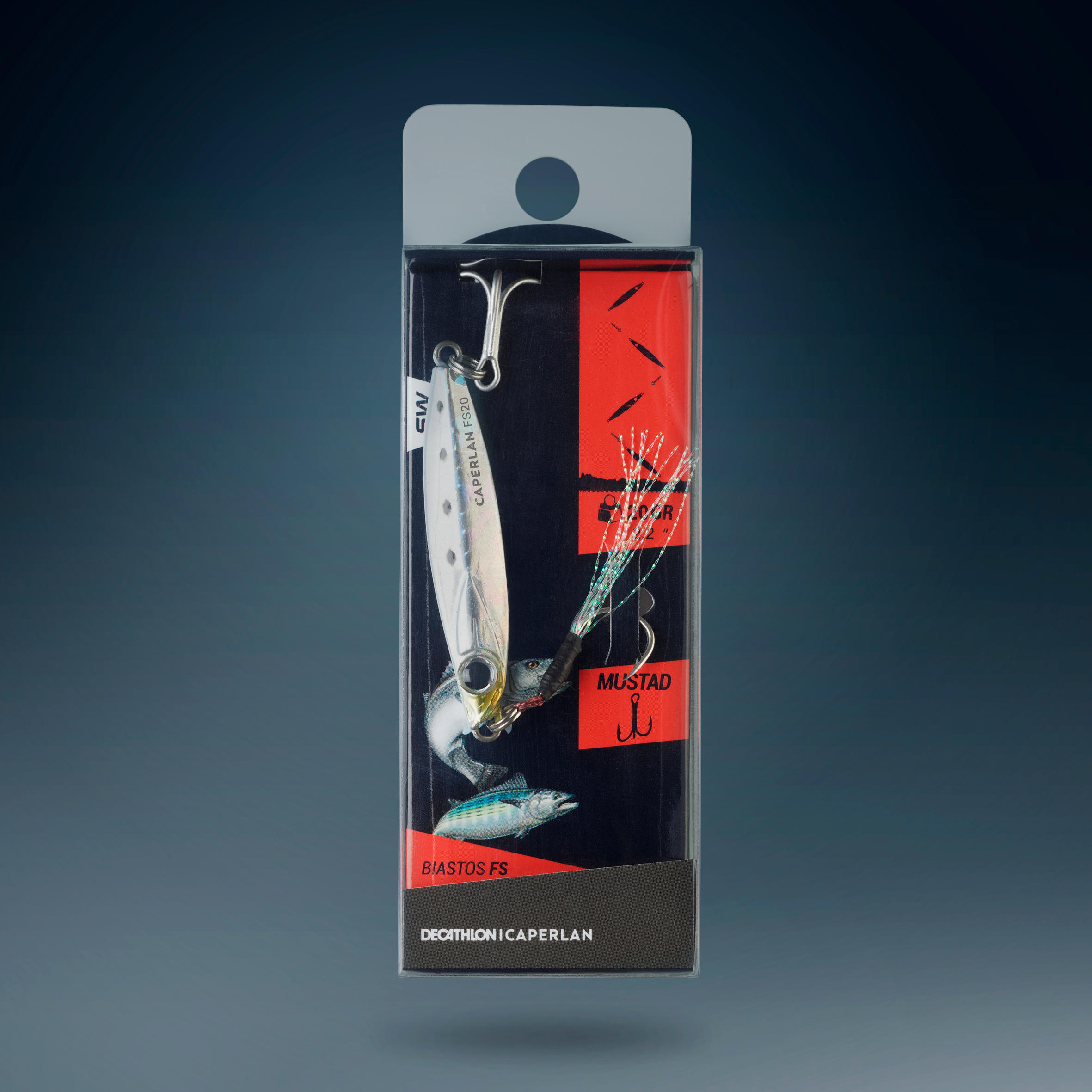 Casting jig pesca mare artificiali BIASTOS FAST ASSIST 20 g bianco 4/4